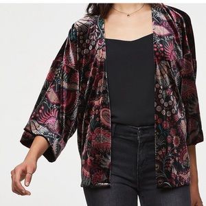 Loft, velvet, kimono, open top